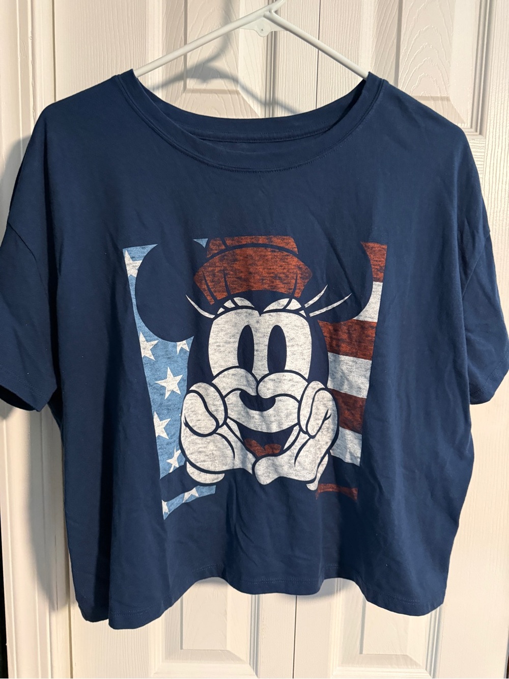 Old Navy Navy Graphic Minnie Mouse Short Sleeve Tee